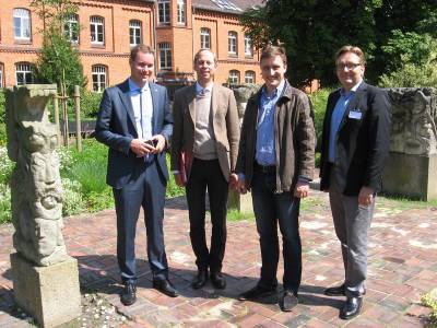 Sommertour 2017 Sebastian Lechnerm, MdL - Hoppenstedt und Lechner informieren sich im KRH Psychiatrie Wunstorf