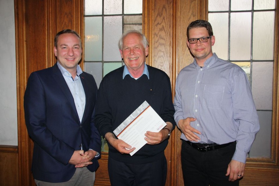 v.li.n.re. Martin Pavel, Welf Murken, Christian Rother