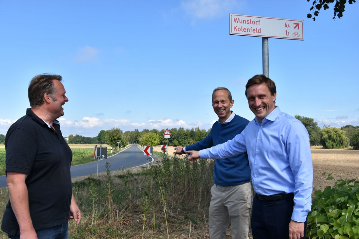 v.l.n.r. Nils Thldtau, Dr. Hendrik Hoppenstedt, MdB und Sebastian Lechner, MdL